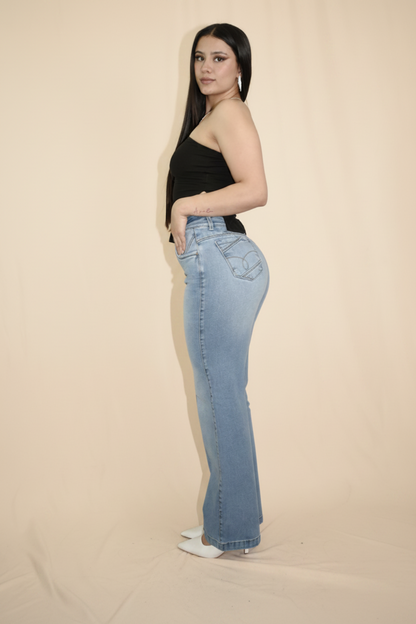 JEAN PUSH UP BOTA RECTA